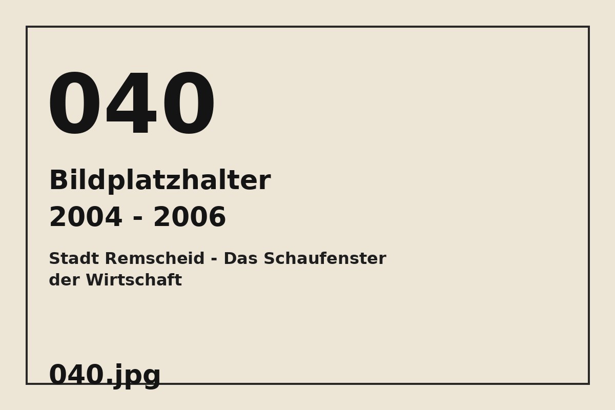 Bildplatzhalter 040.jpg für Stadt Remscheid - Das Schaufenster der Wirtschaft