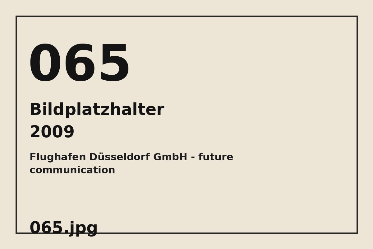 Bildplatzhalter 065.jpg für Flughafen Düsseldorf GmbH - future communication