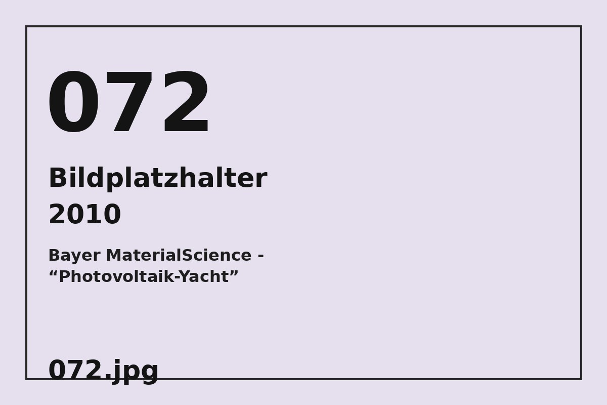 Bildplatzhalter 072.jpg für Bayer MaterialScience - “Photovoltaik-Yacht”