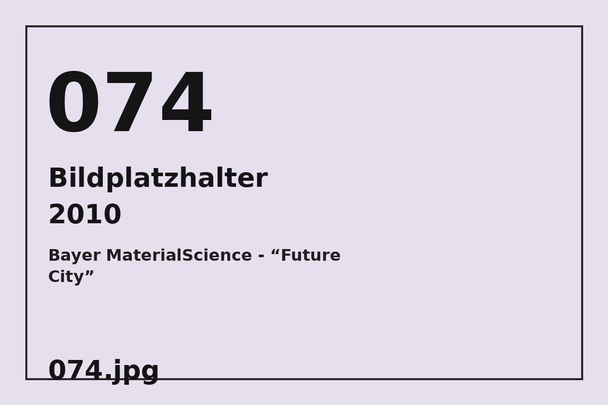 Bildplatzhalter 074.jpg für Bayer MaterialScience - “Future City”