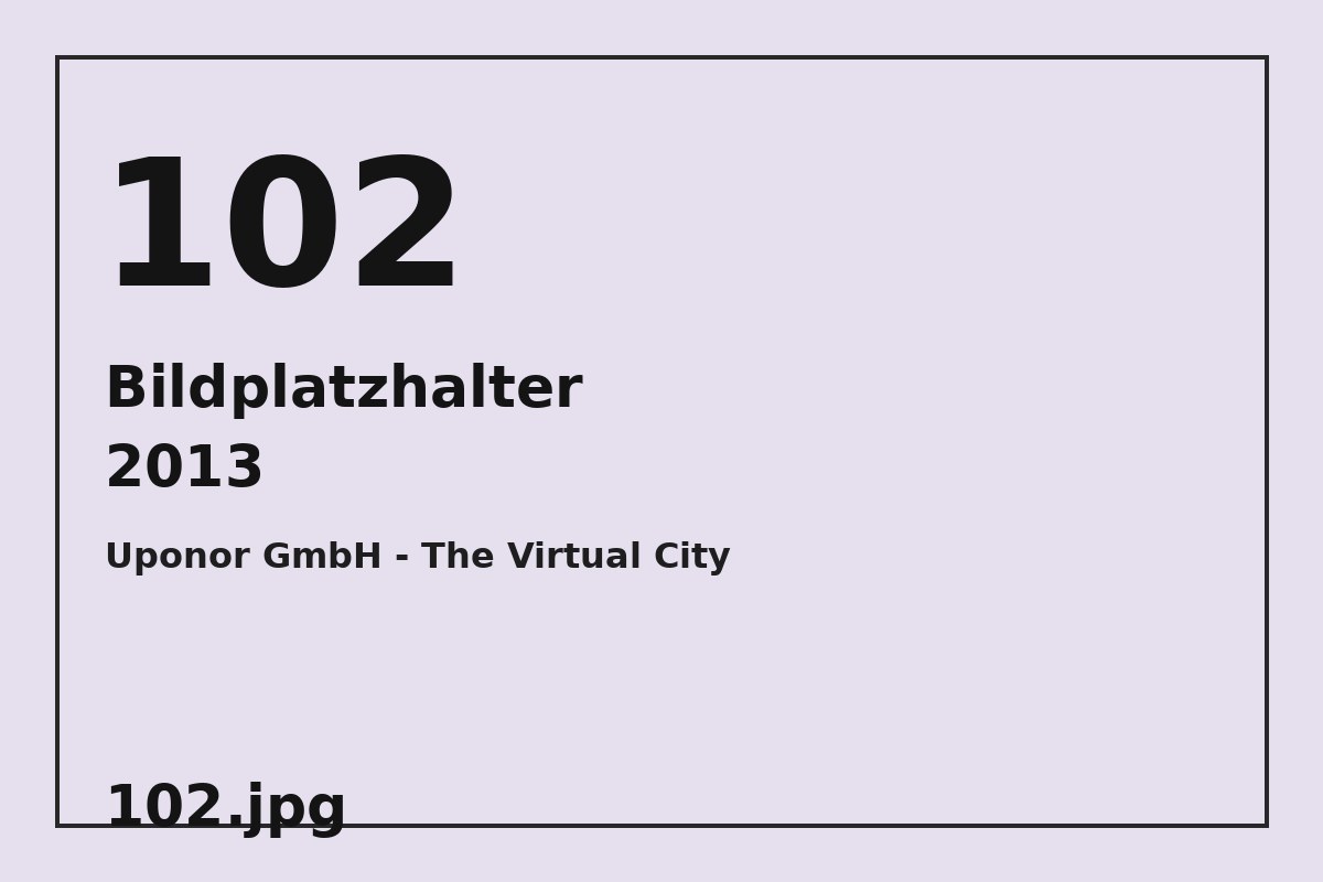 Bildplatzhalter 102.jpg für Uponor GmbH - The Virtual City