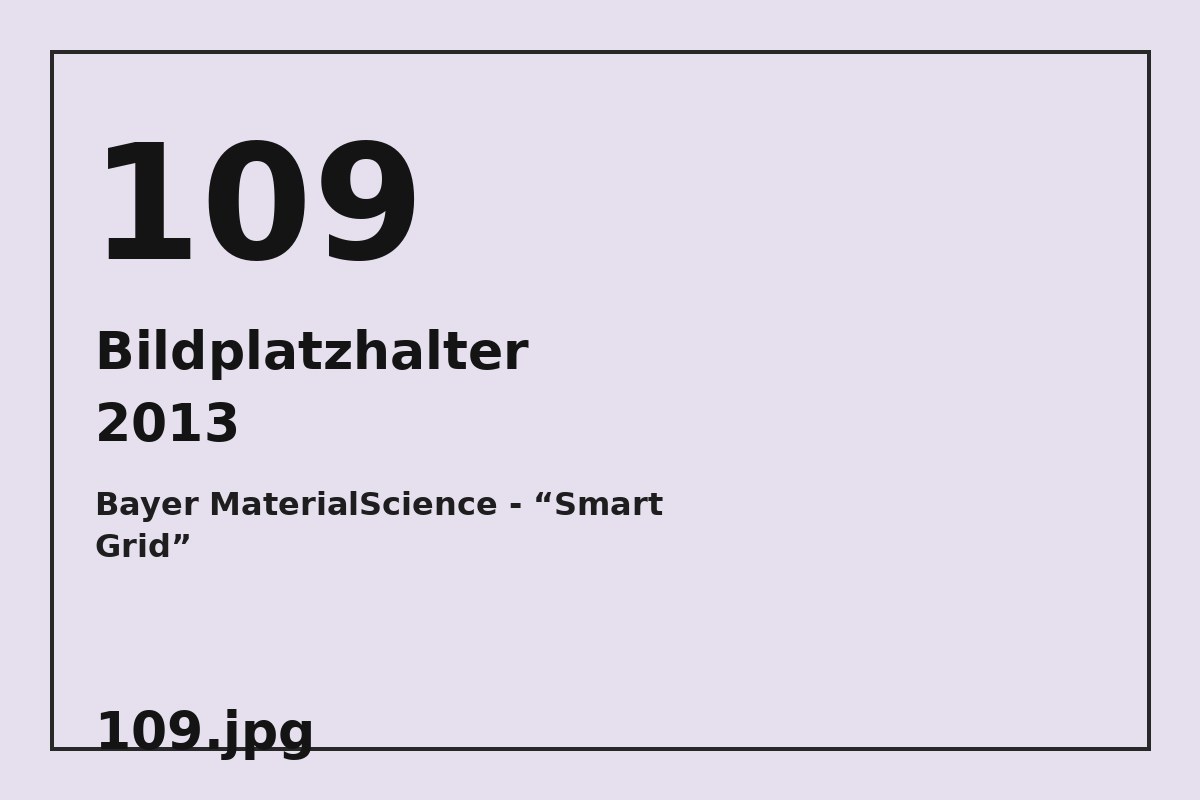 Bildplatzhalter 109.jpg für Bayer MaterialScience - “Smart Grid”