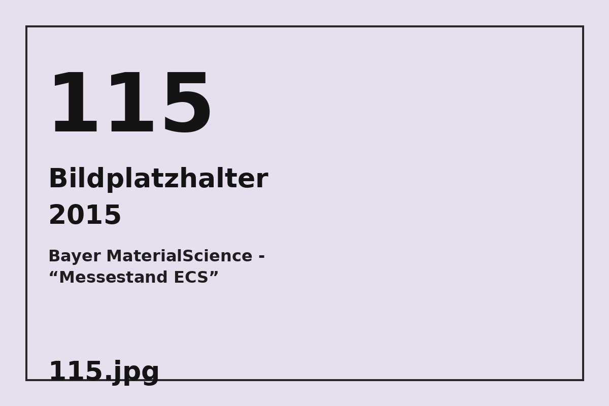 Bildplatzhalter 115.jpg für Bayer MaterialScience - “Messestand ECS”