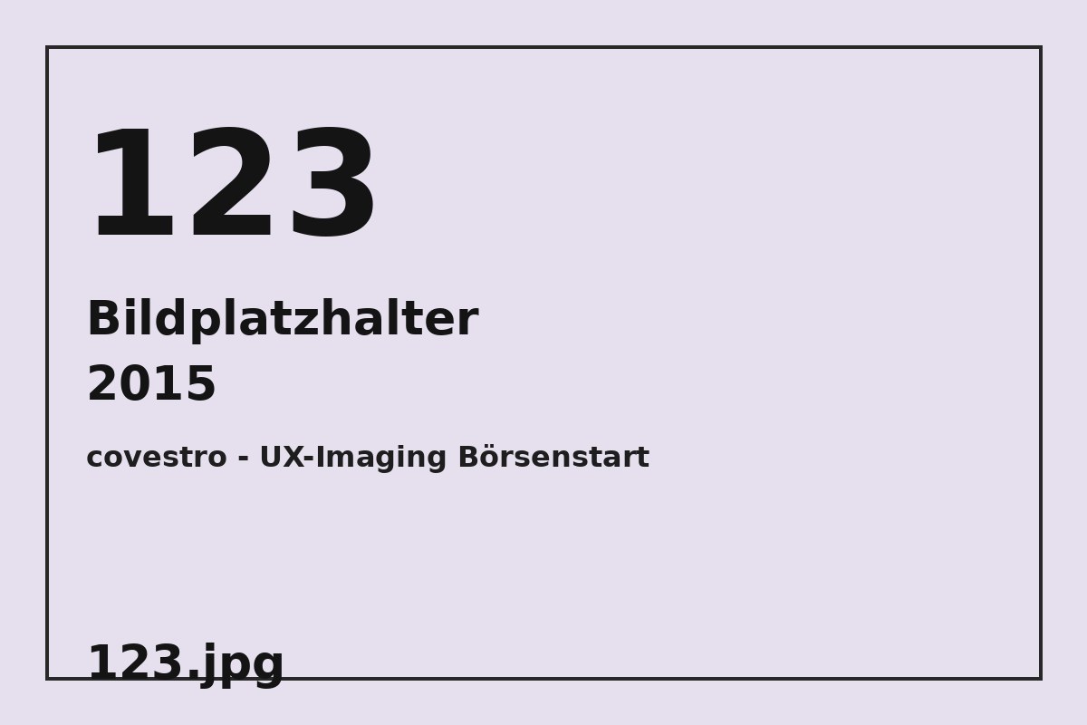 Bildplatzhalter 123.jpg für covestro - UX-Imaging Börsenstart