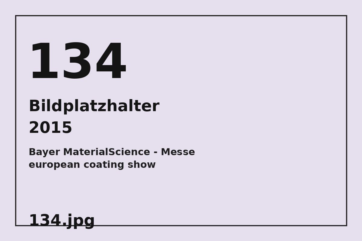 Bildplatzhalter 134.jpg für Bayer MaterialScience - Messe european coating show