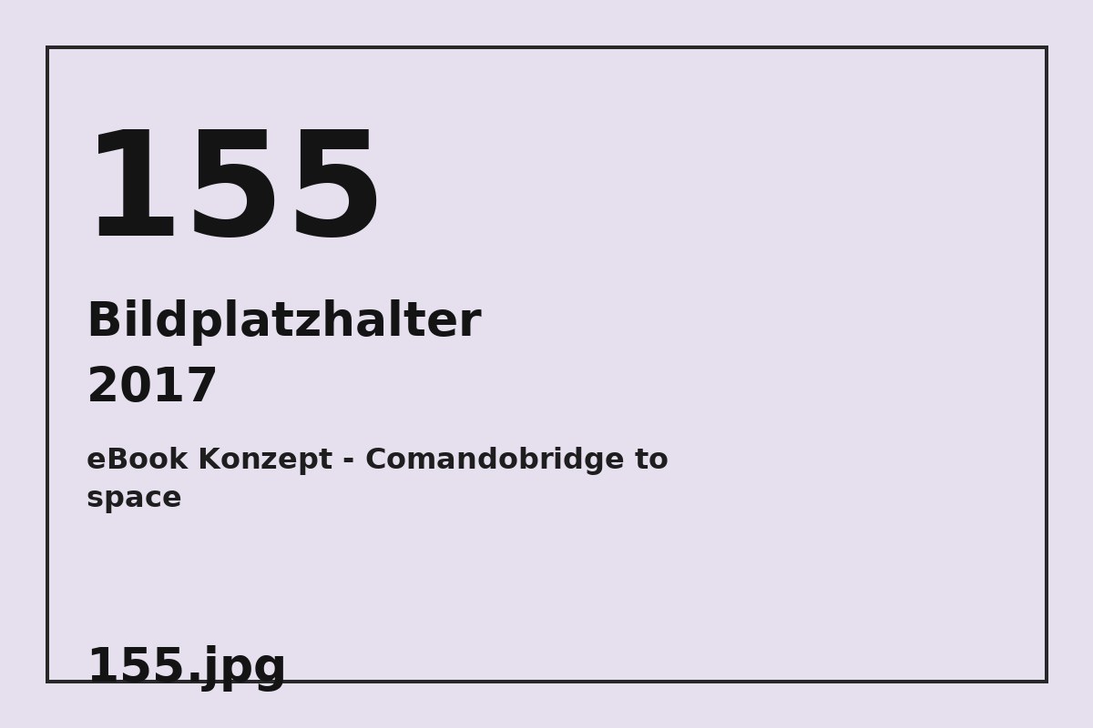 Bildplatzhalter 155.jpg für eBook Konzept - Comandobridge to space