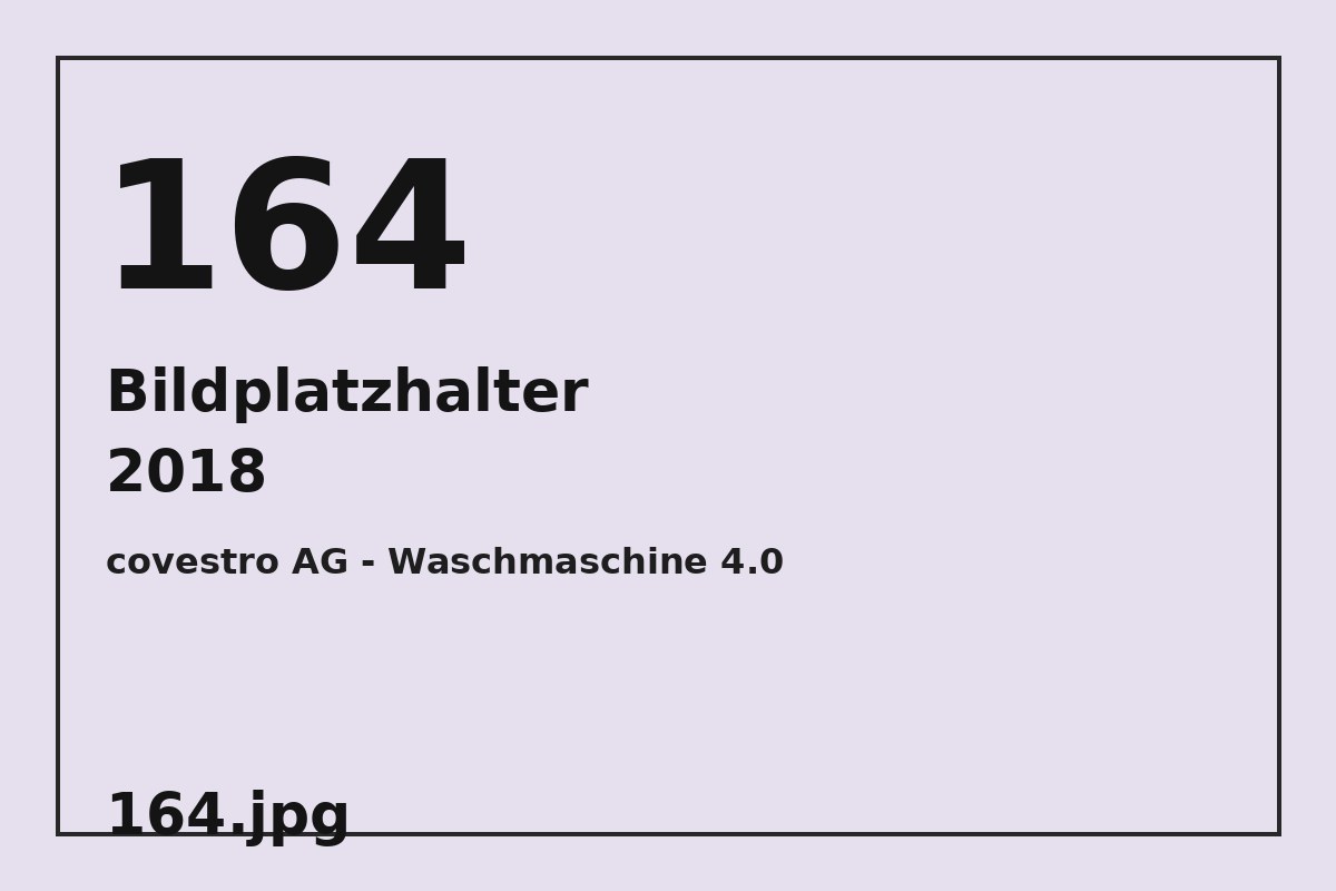 Bildplatzhalter 164.jpg für covestro AG - Waschmaschine 4.0