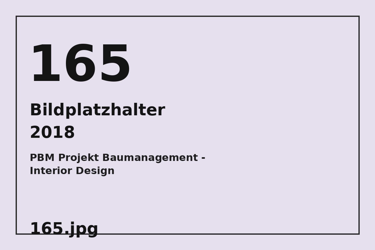 Bildplatzhalter 165.jpg für PBM Projekt Baumanagement - Interior Design