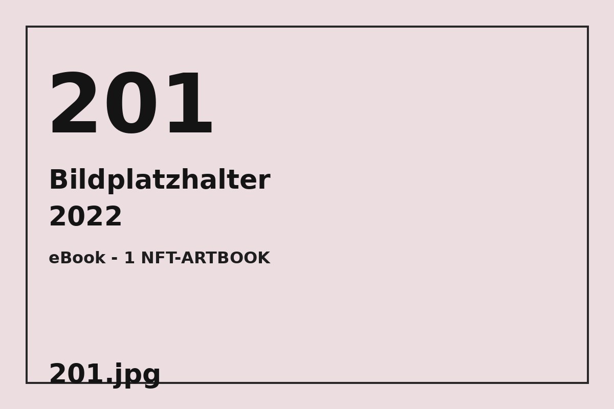 Bildplatzhalter 201.jpg für eBook - 1 NFT-ARTBOOK